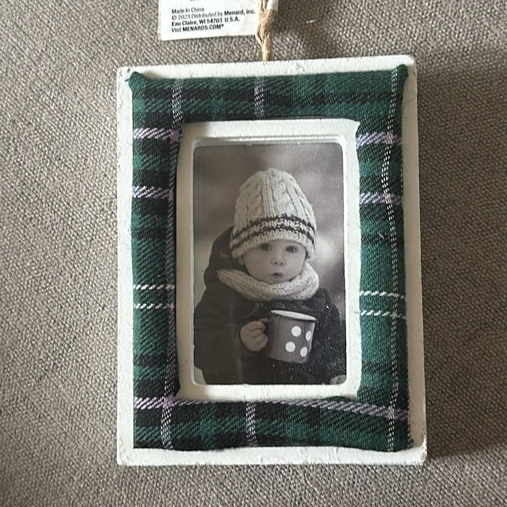 Enchanted Forest Picture Frame Ornament